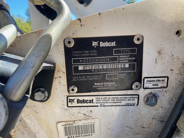 Buy a Used 2022 T770 BOBCAT COMPACT TRACK LOADER - Bobcat of Atlanta